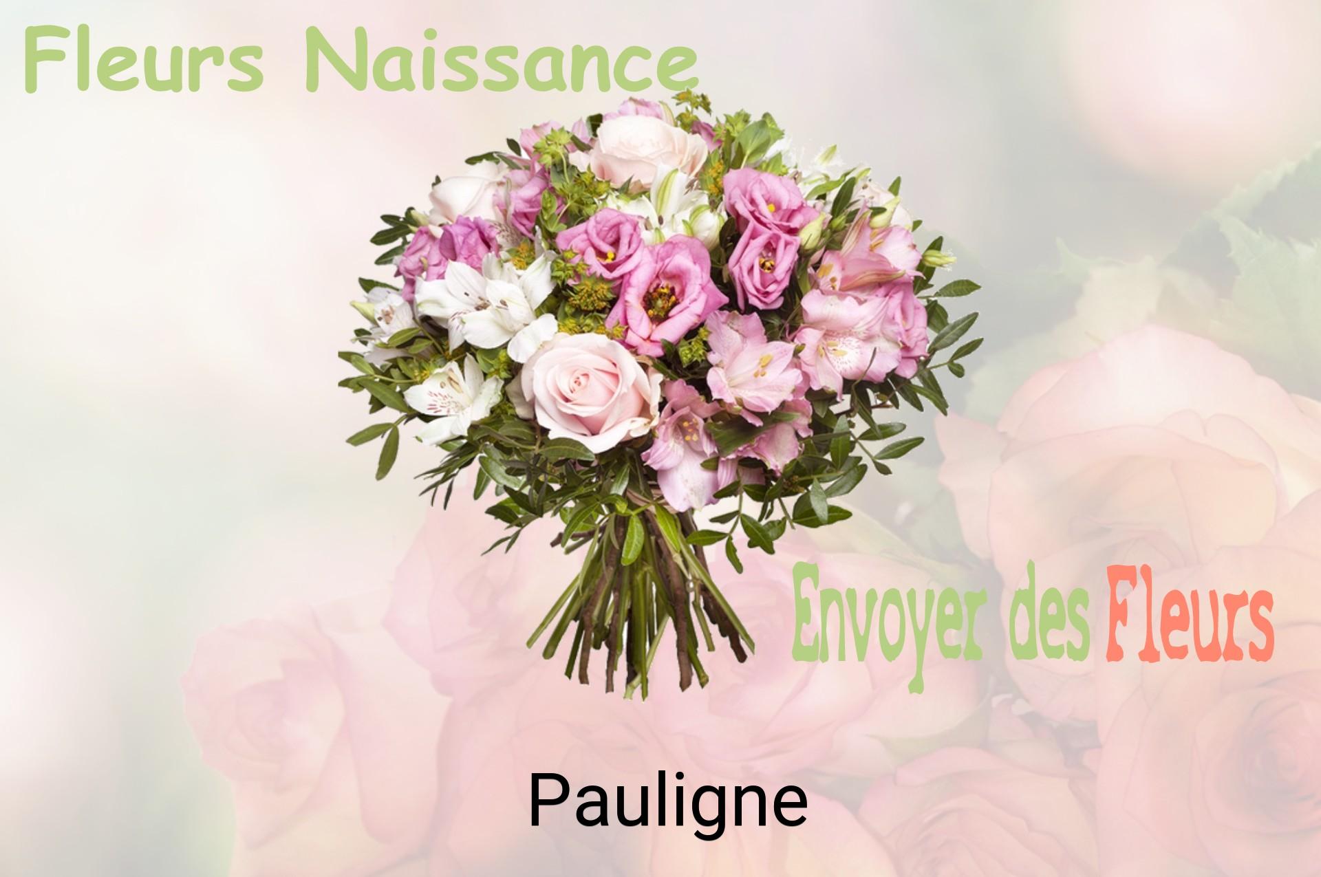 Bouquet de fleurs de naissance livré à Pauligne